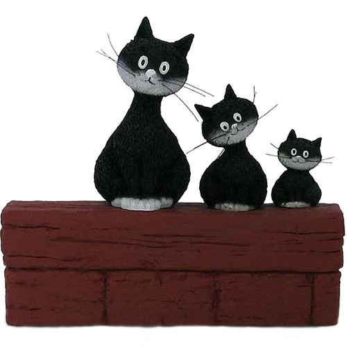 Statuette les chats par dubout - chats,
