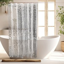 1 Ensemble Rideau De Douche À