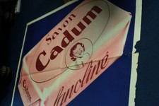 Affiche publicitaire SAVON