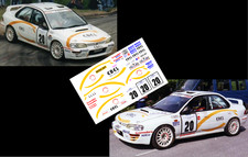 [DECALS 1/43] SUBARU IMPREZA 555 GROUPE A - COLARD - RALLYE WRC TOUR DE CORSE 97