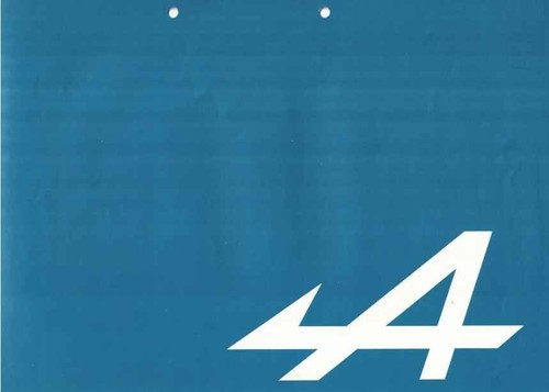 Catalogue brochure alpine a110 - catalogue,