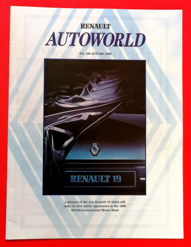 Renault autoworld autumn 1988 - renault,