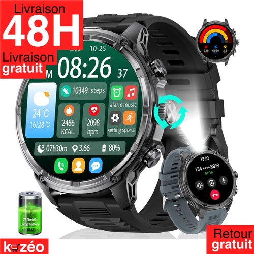 Montre connectée hirreo homme - montre,