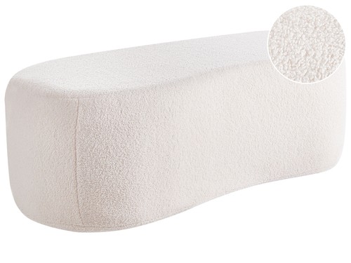 Pouf moderne bouclé - pouf, en