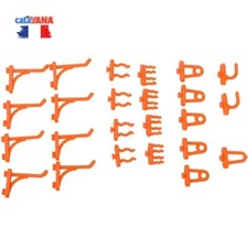 X24 Lot Crochets Panneau Mural