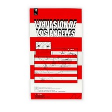 INVADER Map 12 - L’Invasion de Los Angeles LA 2004 Mint 1000ex.