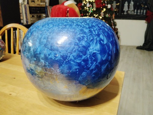 Vase boule vintage céramique - vase,