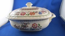   ancienne soupiere legumiere villeroy et boch nanking faience oiseau