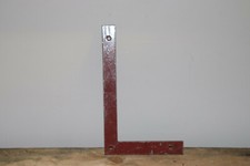 LETTRE L EN FER ANCIENNE ENSEIGNE , MAGASIN , VITRINE ,ATELIER , DÉCORATION