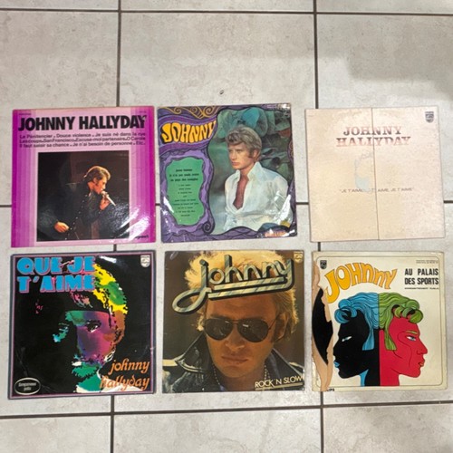 Johnny hallyday vinyl set - lp,