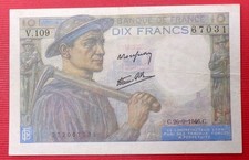 joli billet de 10 francs du