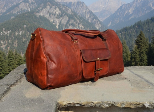 Sac voyage cuir - voyage,