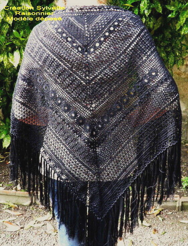 Chale crochet fait main - fait,