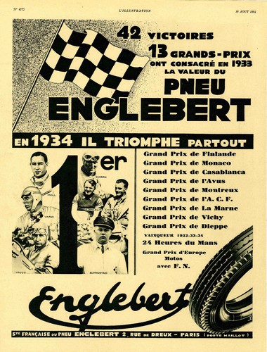 Pneu englebert annonce - "pneu, englebert"