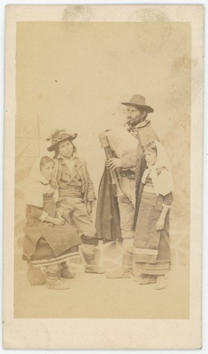 Cdv circa 1865 types - cdv, 1865.