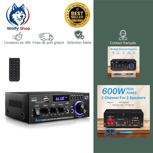 Amplificateur hifi stéréo - hifi,