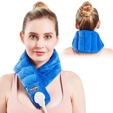 Coussin Chauffant Cervicales Électrique Thermothérapie Soulager la Douleur Bo...