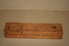 Plumier ancien double en bois