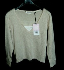 Joli pull beige,marque Naf-Naf,taille M, neuf