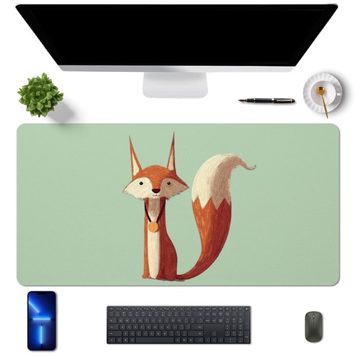 Tapis bureau cuir pu - bureau,