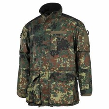 MFH BW Veste de combat Longue Homme Airsoft Tactique Militaire Flecktarn Camo