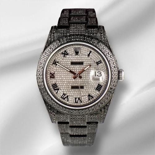 Rolex homme datejust 41mm - rolex, noir