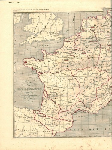 Gravure ancienne carte