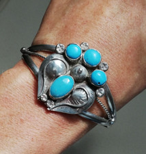 Bracelet Navajo ancien en