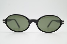 Lunettes De Soleil Vintage Persol 2508-S Noir Argent Ovales