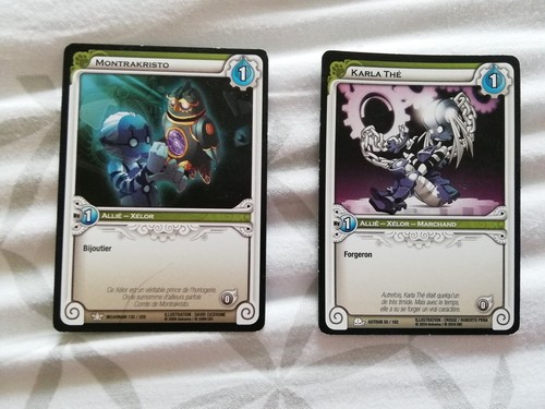 Lot cartes wakfu - de,