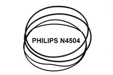 COURROIES SET PHILIPS N4504 MAGNETOPHONE A BANDE EXTRA FORT NEUF FABRIQUE N 4504