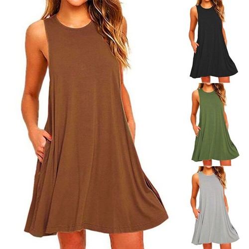 Robe courte poches été - ,