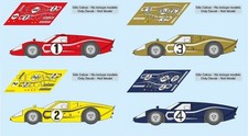 Décal Ford MkIV Le Mans 1967 1:32 1:24 1:43 1:18 64 87 GT40 MkII décalcomanies
