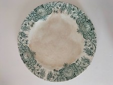 Plat terre de fer Manufacture A. Lebacqz & M. Bouchart St Amand modèle Persan