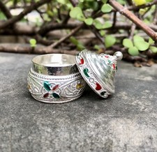 Boîte à bijoux ronde en