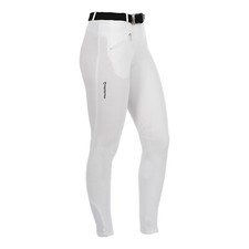 Pantalon Équitation Femme Equestro Selene Gel Adhérence Blanc