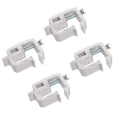 Ensemble De 4 Colliers De Fixation Robustes Pour Système De Rail Utilitaire