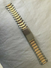 BRACELET MONTRE METALLIQUE  18 MM BICOLORE