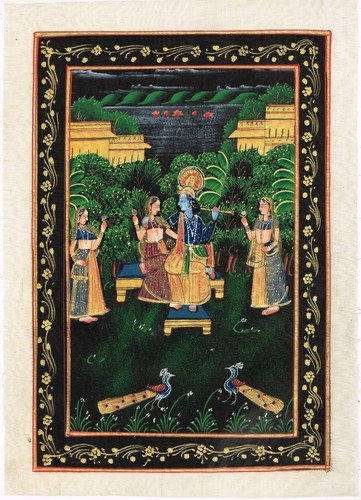 Religieux peinture radha - de,