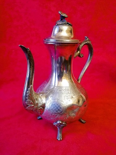 Théière métal argenté - théière,