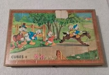 Jeu De Cubes Donald Piscou Riri Fifi Loulou W. Disney Garnier France