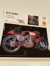Moto Morini 175 Jean-Pierre Beltoise 1964 carte moto de collection Atlas Italie