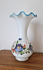 Vase opaline motifs floraux - vase, en