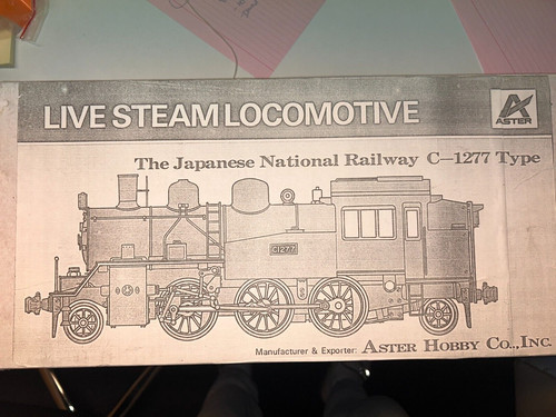 Live steam locomotive - live,