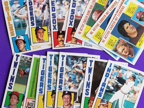 1984 topps baseball trading - 1984,