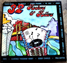 Double album vinyle LP 33t / 30cm - 32 Rockers & Rollers         D269