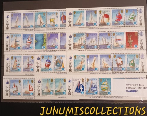 Timbre america cup - 1987, 10x5