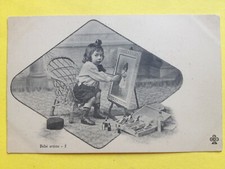 cpa de 1900 BÉBÉ ARTISTE