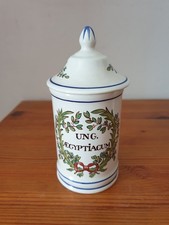 Pot à pharmacie en faïence