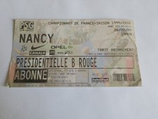 Ticket / billet   PSG -